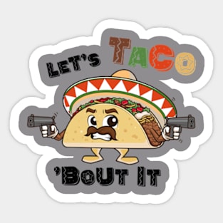 Mexican Street Food Tee for Taco Lovers Sticker